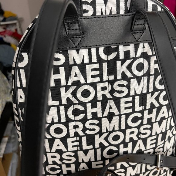 Michael Kors Large backpack Black and White XL Michael Kors Large backpack Black and White XL main image 2